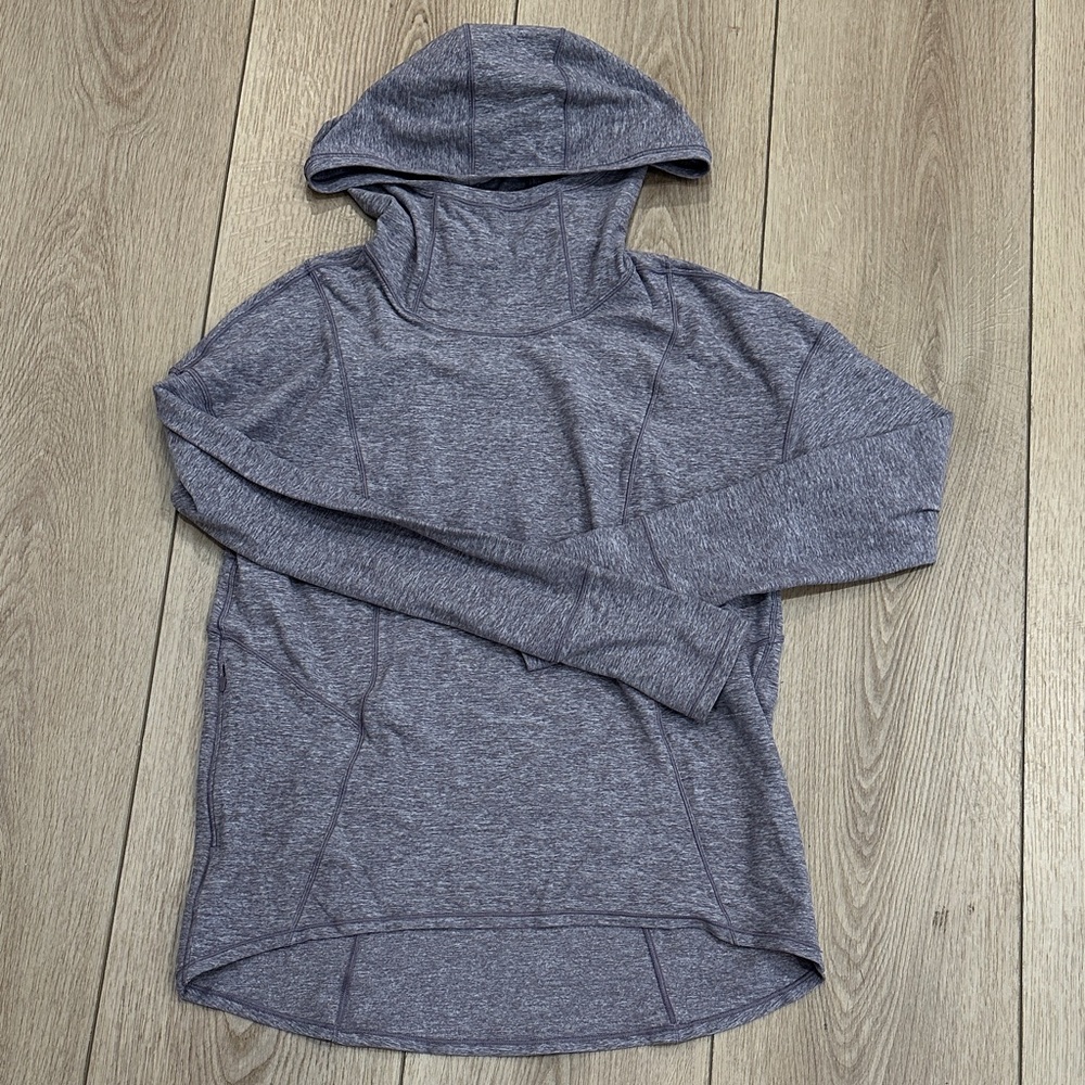 Light purple heather Luluemon ready to rulu hoodie excellent condition